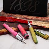 Conklin 1898 Stabilized Wood Matte Green Fountain Pen Collection