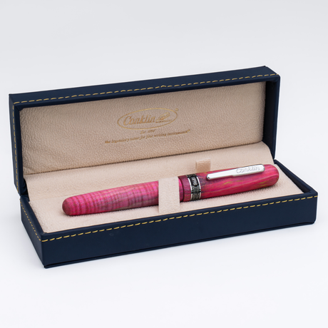 Conklin 1898 Stabilized Wood Purple/Pink Fountain Pen Collection
