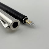 Graf Von Faber-Castell Intuition Platino Fountain Pen - The Wider Body Intuition Mode! - Fine 18kt Gold Nib
