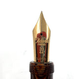 Oldwin Paris Torpedo Bronze Arco Spina (Fish Bone) Pattern Celluloid Ltd Ed  Fountain Pen - RARE!