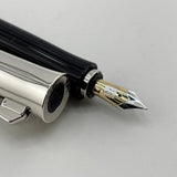 Graf Von Faber-Castell Intuition Platino Fountain Pen - The Wider Body Intuition Mode! - Fine 18kt Gold Nib