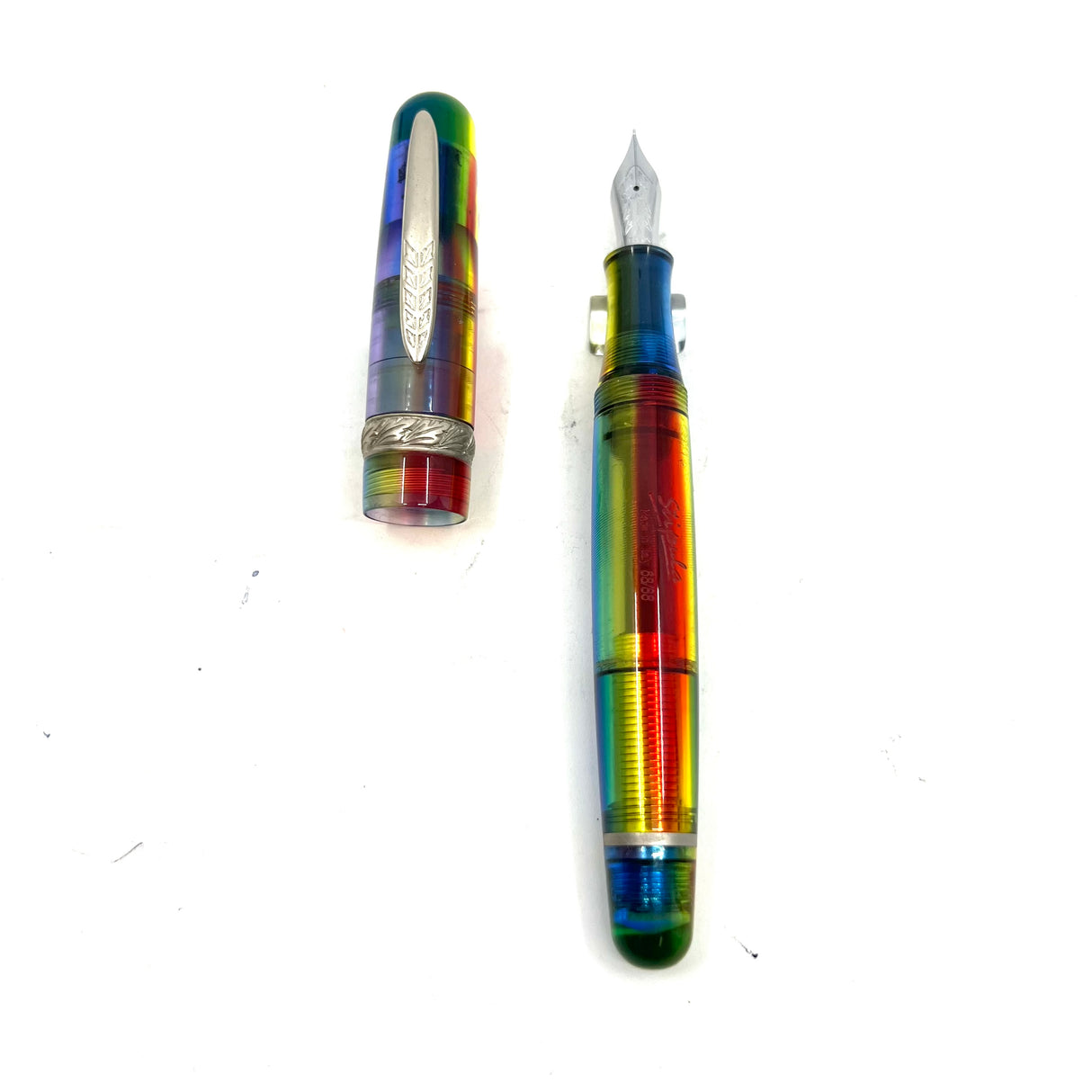 Stipula Etruria Transparent Rainbow Limited Edition  Fountain Pen