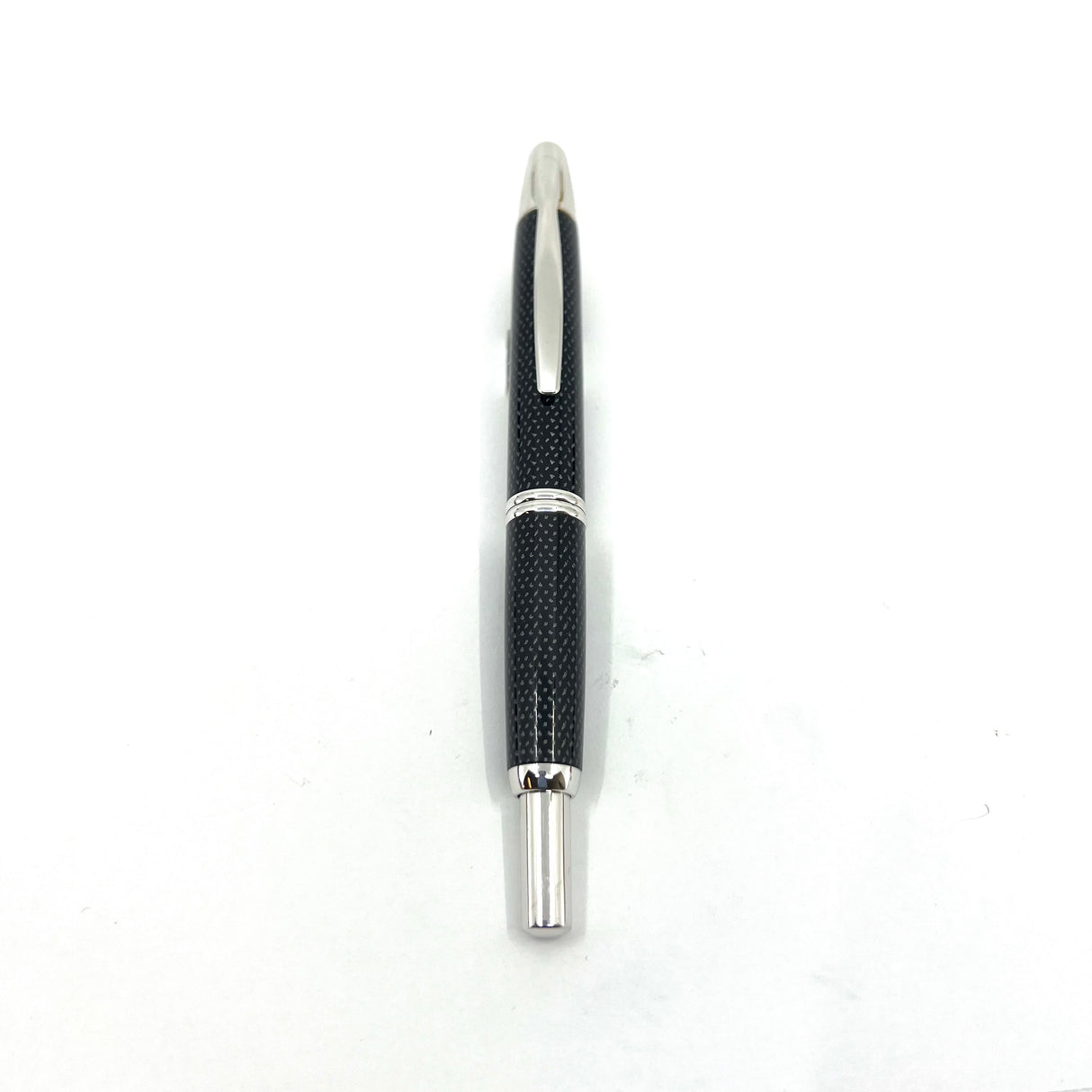 Pilot Black Carbonesque Vanishing Point Fountain Pen   - Broad 14kt Gold Nib