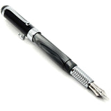 Aurora Alpha Tuscan Night Lustrous Charcoal Fountain Pen