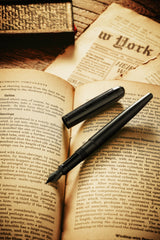 Wahl-Eversharp Skyline Black Silver Cap - Fountain Pen