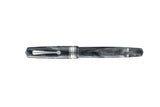 OMAS Bologna Fountain Pen Grigio Luminoso (Bright Gray) Silver Trim