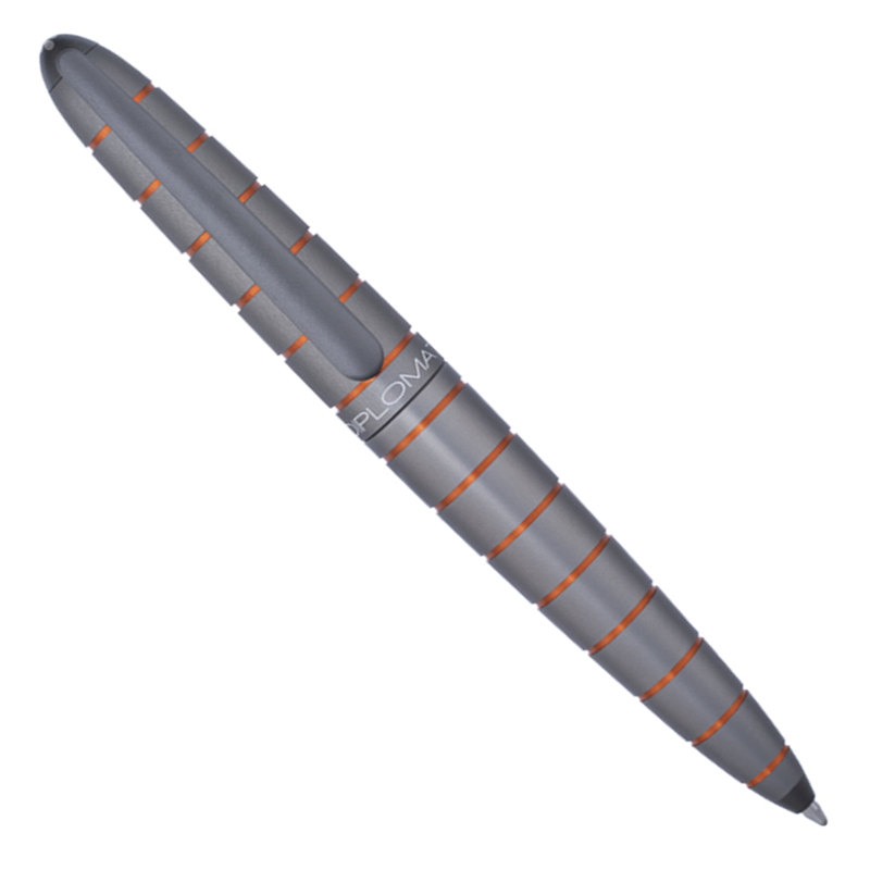 Diplomat Elox Ring Grey/Orange - Ballpoint
