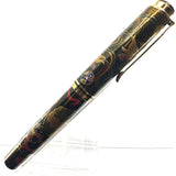 Pelikan Souveran M1000 Maki-e "Karajishi" Limited Edition Fountain Pen - #18 of 88 Pieces - Fine 18kt Gold Nib -  Complete Boxes & Booklets - MINT & RARE!!
