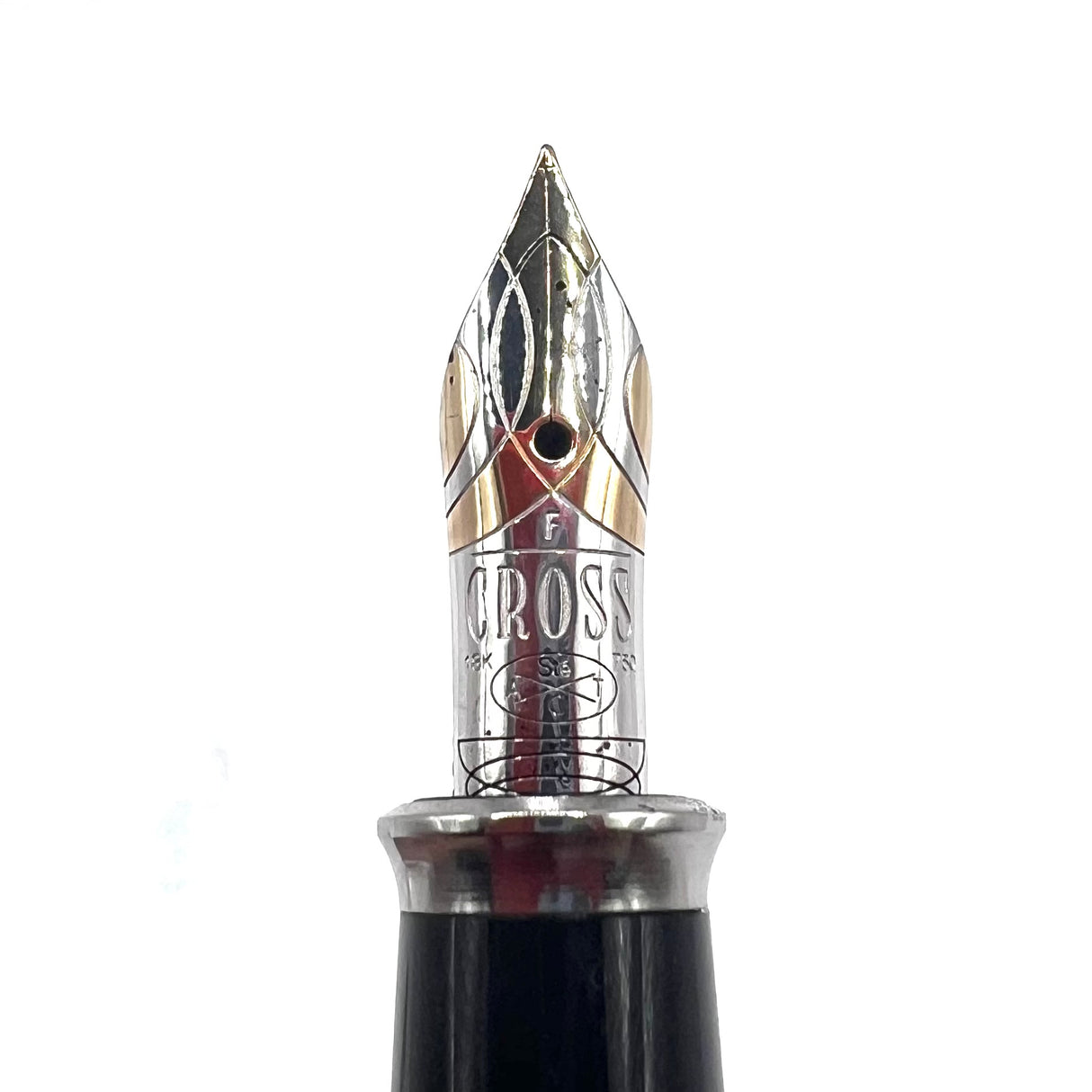 Cross Townsend Sterling Silver Fountain Pen - Made for 25th  Anniversary of Joon Pens(NYC)- Fine 18kt Gold Nib