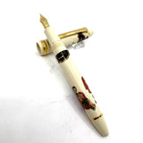 Sailor Profit  Maki-e Tale of Genji White Fountain Pen