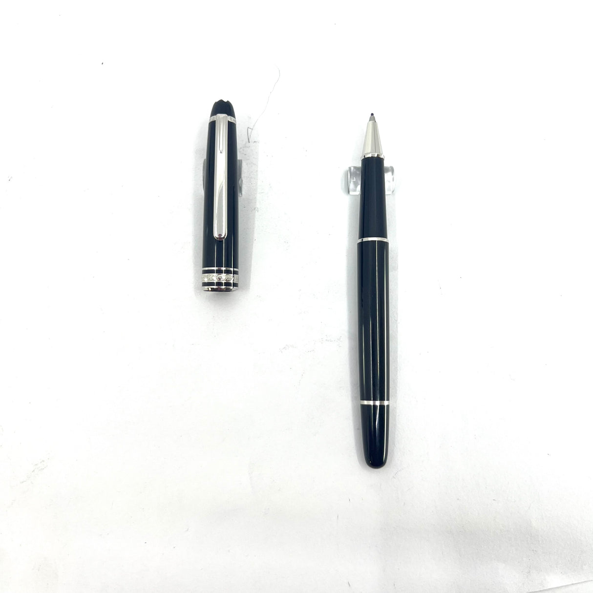 Montblanc Meisterstuck Platinum-Coated Black Resin Classique Rollerball