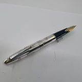 Namiki Sterling Silver Dragon Fountain Pen  - Broad 18kt Gold  Nib