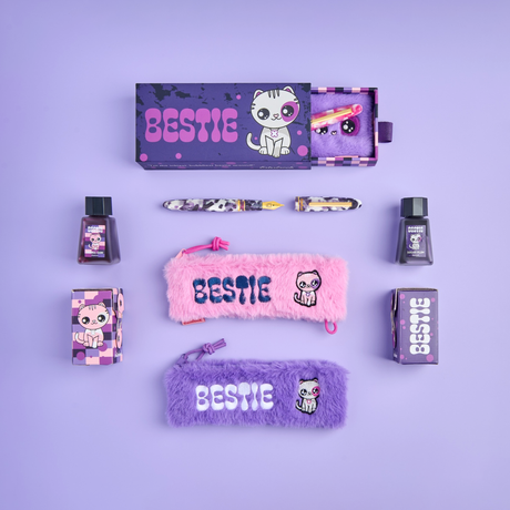 Esterbrook Estie Bestie Fountain Pen Bubble Gum Pink & Sugar Plum Purple Collection
