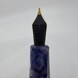 Esterbrook Estie Lilac Marble Oversized Fountain Pen -  Medium Gold-Plated Nib