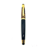 Signum (Italy)  Black/Cocoa Python Skin Fountain Pen