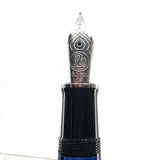 Pelikan M805 Blue Dunes Fountain Pen - Extra Fine 18kt Gold Nib