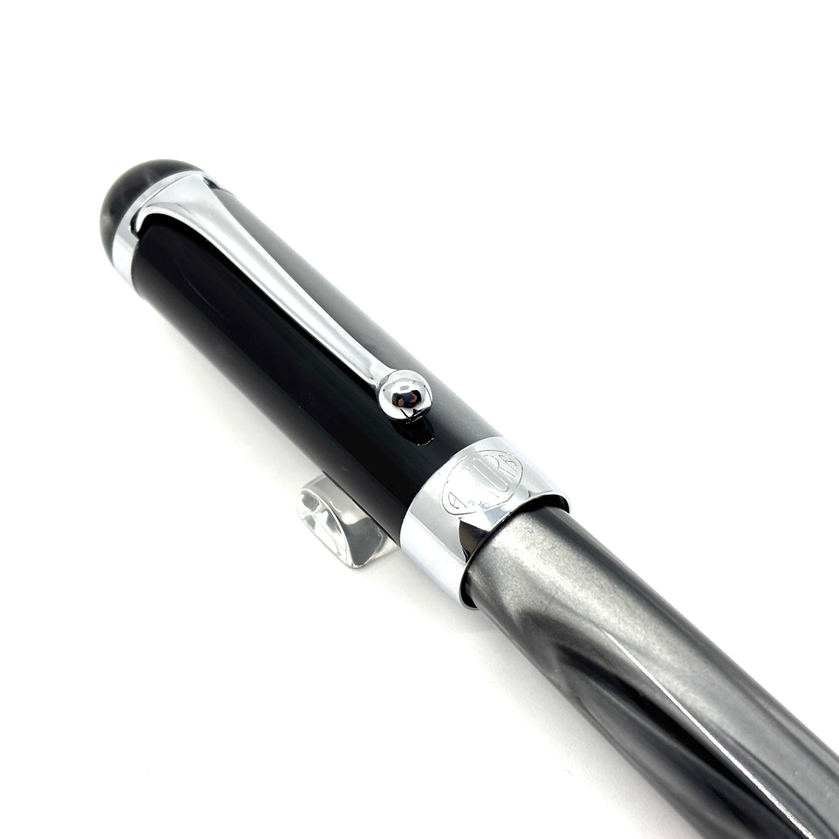 Aurora Alpha Tuscan Night Lustrous Charcoal Fountain Pen