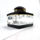 Montblanc Free Standing Crystal Glass Inkwell