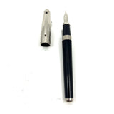 S. T. Dupont Large Orpheo Fountain Pen - Platinum Plated Cap