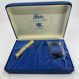 Delta Israel 50th Anniversary Gold Vermeil & Resin Limited Edition Fountain Pen  -  Medium 18kt Gold Nib