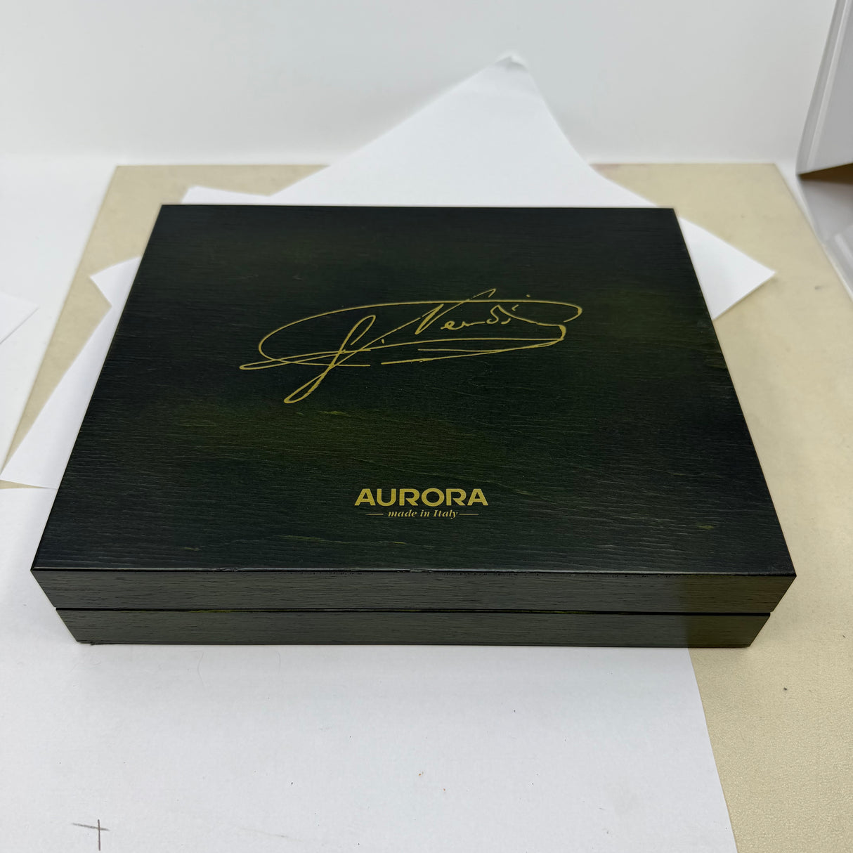 Aurora Guisseppe Verdi "Opera Doue"  Limited Edition Fountain Pen - Medium Italic 18kt Gold Nib