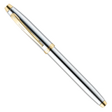Sheaffer® 100 Chrome with Gold Trims Fountain Pen
