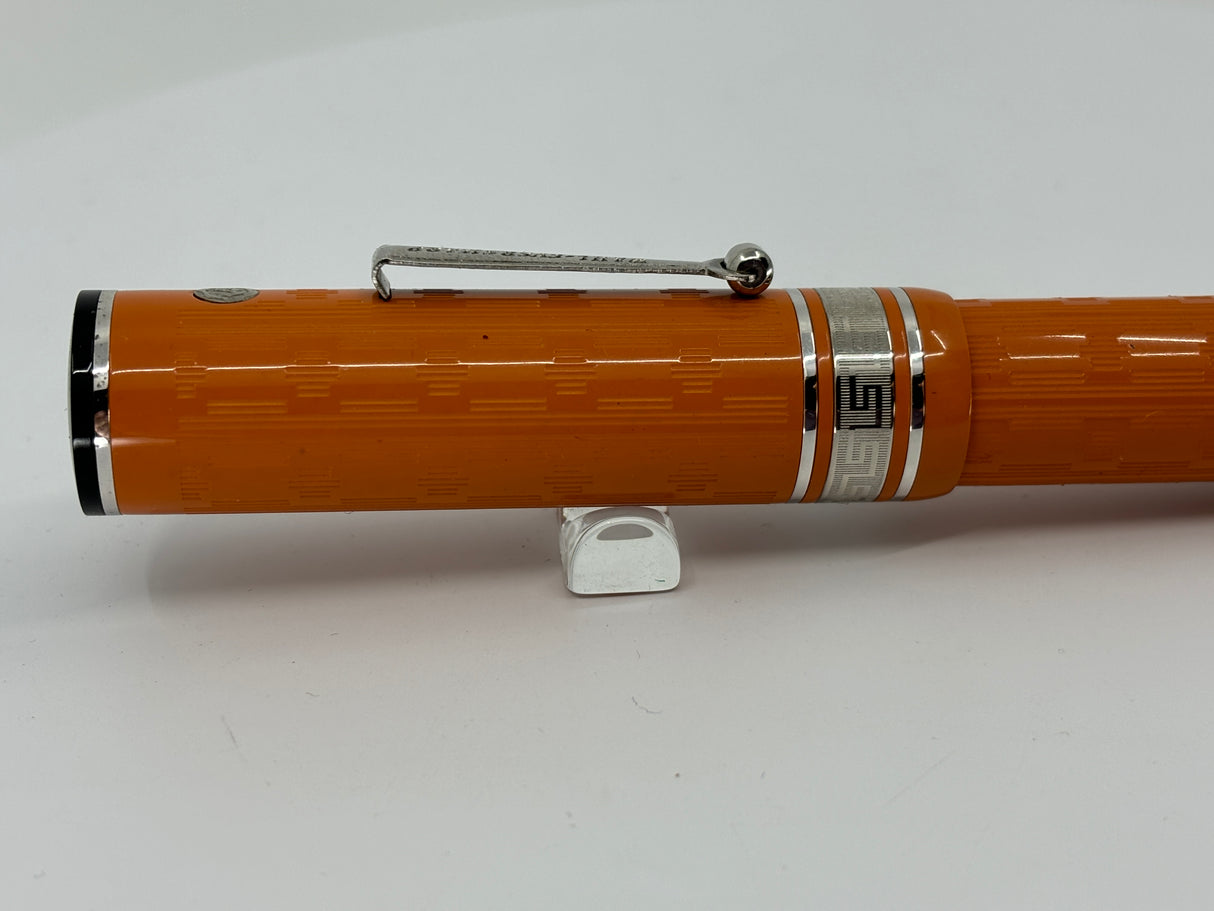 Wahl - Eversharp Decoband Gatsby Orange Chased Ebonite Fountain Pen