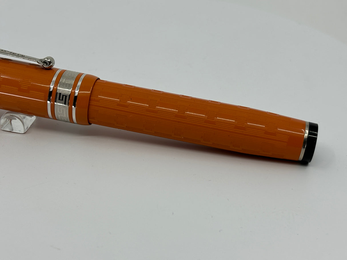Wahl - Eversharp Decoband Gatsby Orange Chased Ebonite Fountain Pen