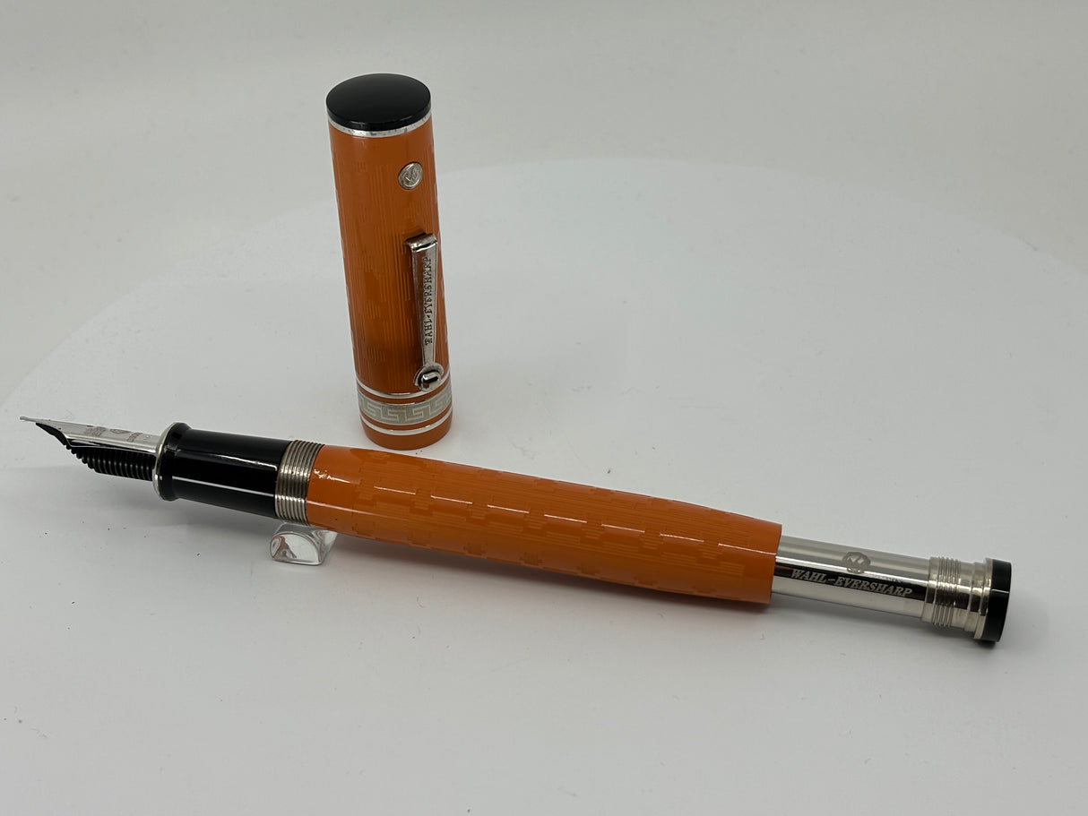 Wahl - Eversharp Decoband Gatsby Orange Chased Ebonite Fountain Pen