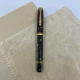 Pelikan M800 Renaissance Brown Marble Fountain Pen - Extra Fine 18kt Gold Nib