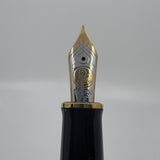 Pelikan M800 Renaissance Brown Marble Fountain Pen - Extra Fine 18kt Gold Nib