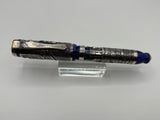 Montegrappa Heavy Sterling Silver over Celluloid Body Limited Edition Barbiere Di Siviglia (Barber of Seville)  Rollerball Circa 2009