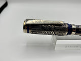 Montegrappa Heavy Sterling Silver over Celluloid Body Limited Edition Barbiere Di Siviglia (Barber of Seville)  Rollerball Circa 2009