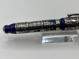 Montegrappa Heavy Sterling Silver over Celluloid Body Limited Edition Barbiere Di Siviglia (Barber of Seville)  Rollerball Circa 2009