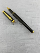 Elysee Black lacquer Gold trim - Made in Germany - Roller Ball