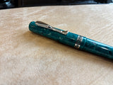 Visconti mid size Florentia Green Rhodium trim exclusive Casa delle stilografica 50th