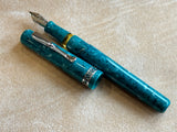 Visconti mid size Florentia Green Rhodium trim exclusive Casa delle stilografica 50th