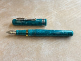 Visconti mid size Florentia Green Rhodium trim exclusive Casa delle stilografica 50th