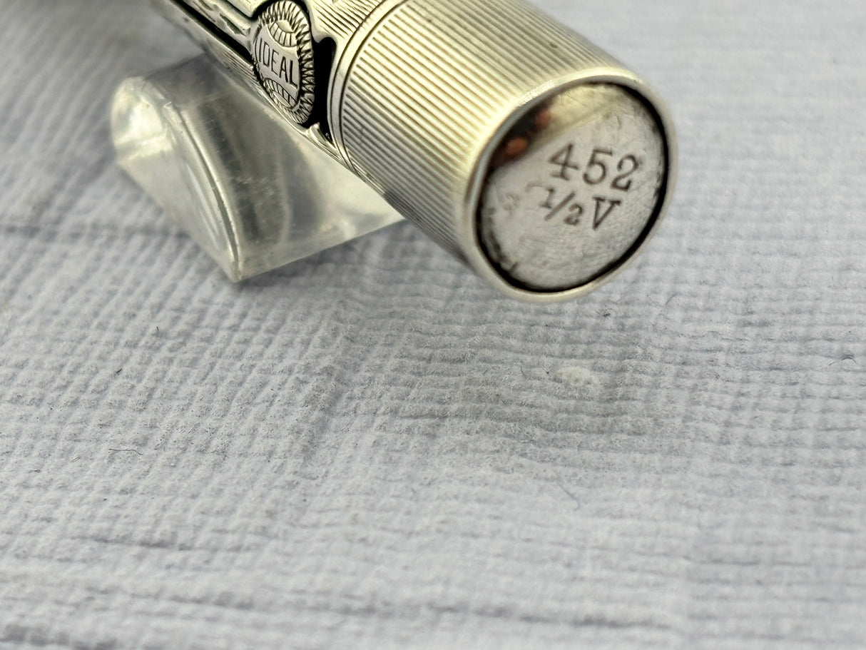 Waterman #452 1/2v Sterling silver Fountain Pen