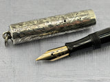Waterman #452 1/2v Sterling silver Fountain Pen