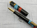 Grieshaber (Chicago) Hand Painted Ring-Top Fountain Pen