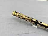 Conkin Crescent-Fill Gold-Filled Filigree Fountain Pen