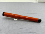 PARKER Early Senior Duofold Bandless Orange Ebonite Fountain Pen - Large DUOFOLD Imprint - RARE, especially in such Beautiful Condition!!