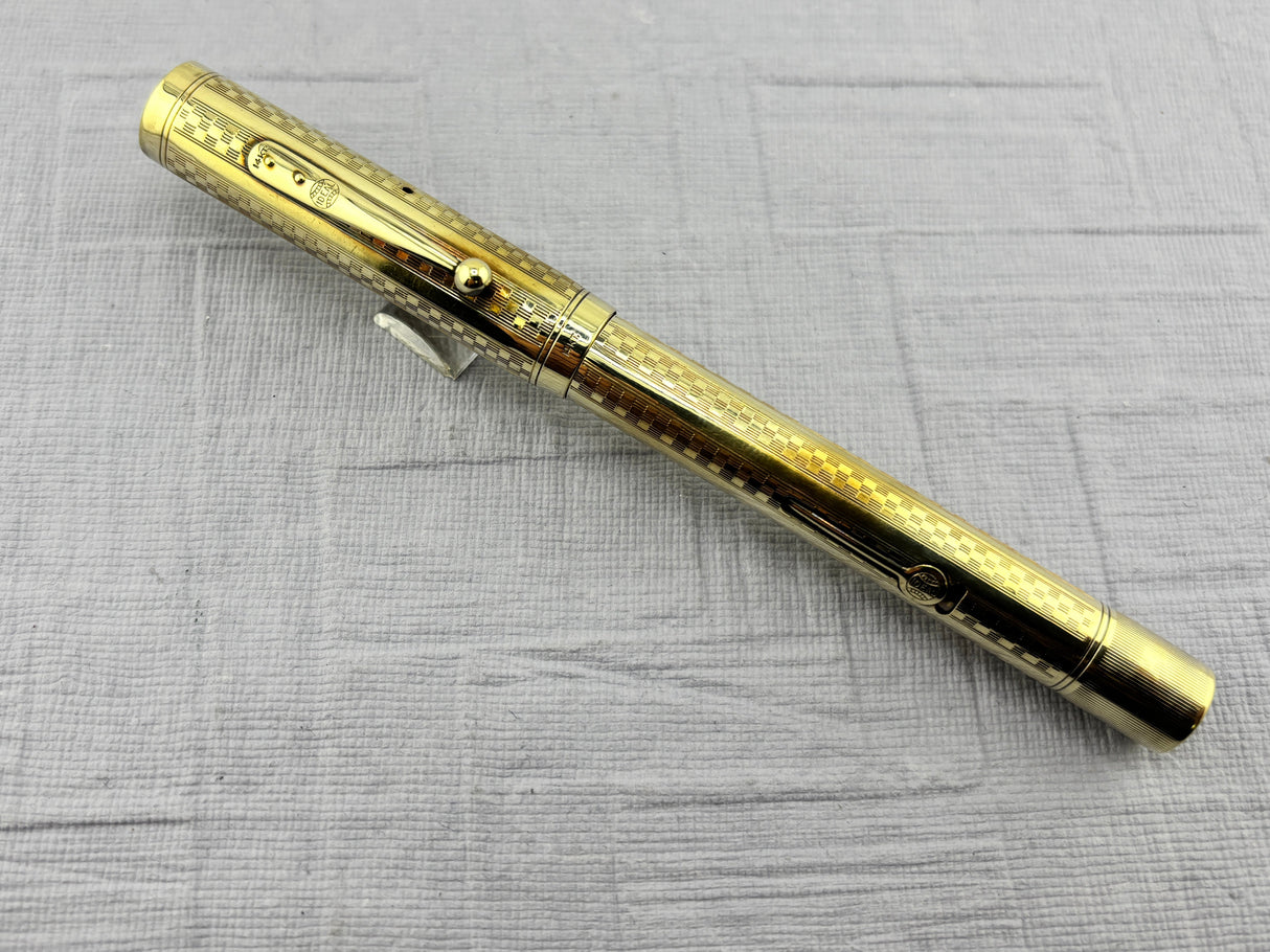 Waterman #554 L.E.C 14Kt Gold Overlay Fountain Pen