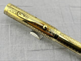 Waterman #554 L.E.C 14Kt Gold Overlay Fountain Pen