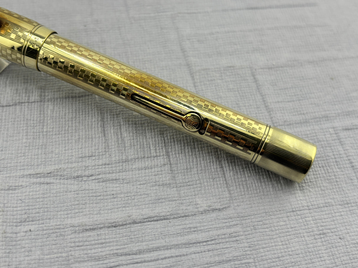 Waterman #554 L.E.C 14Kt Gold Overlay Fountain Pen