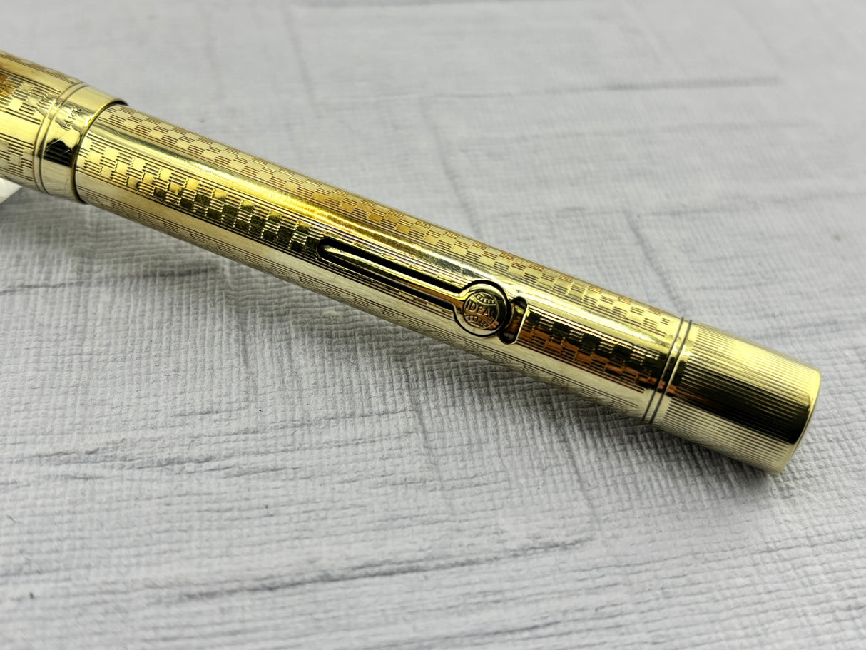 Waterman #554 L.E.C 14Kt Gold Overlay Fountain Pen