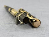 Parker Lucky Curve  #16  Gold Filled Filigree Overlay Eyedropper Fountain Pen