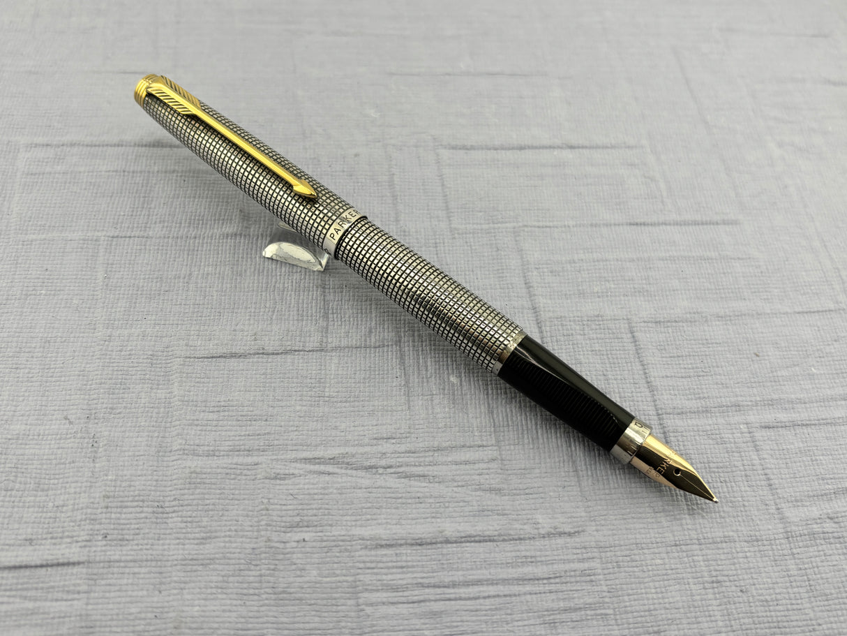 PARKER 75 Sterling silver "Cisele"  Fountain Pen
