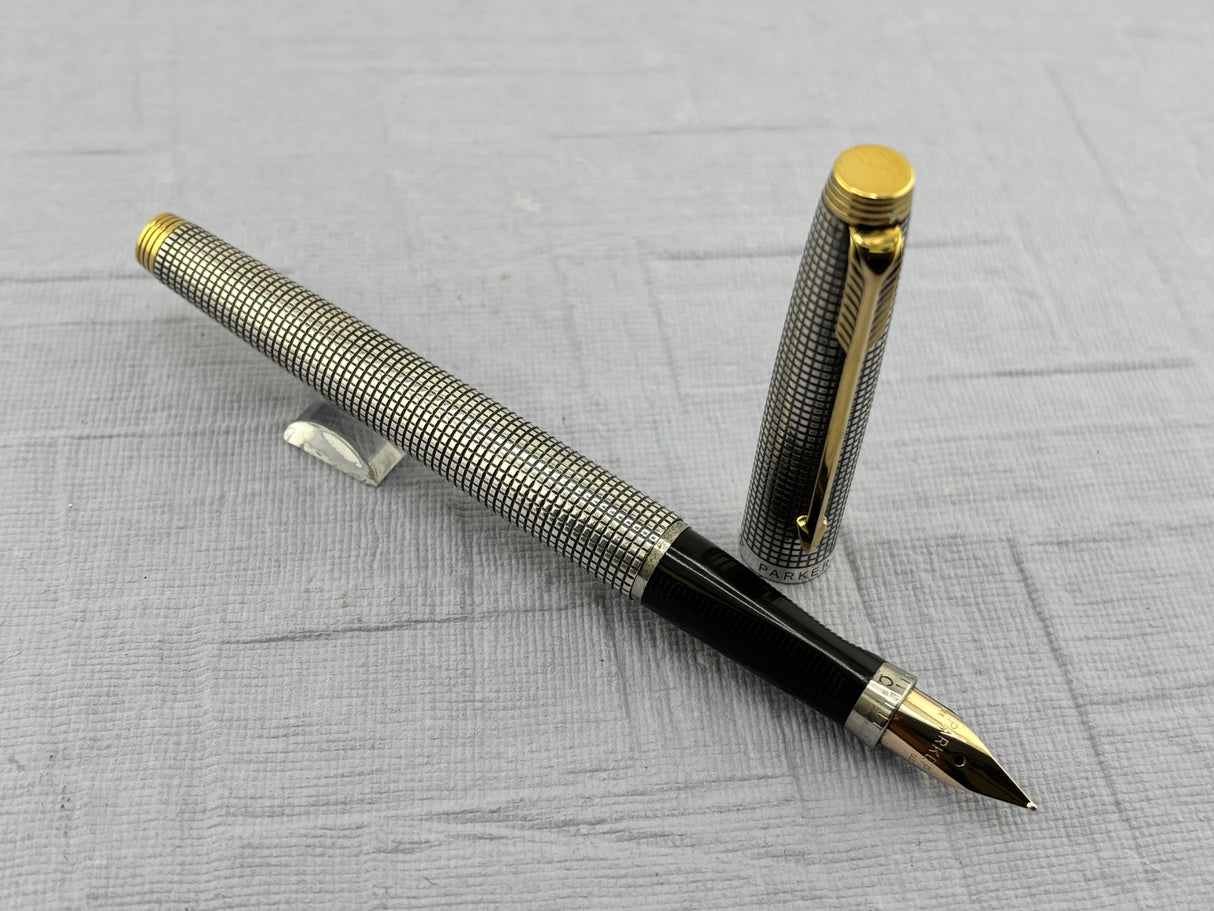 PARKER 75 Sterling silver "Cisele"  Fountain Pen